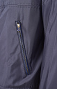 Шёлковая ветровка с отделкой из кожи