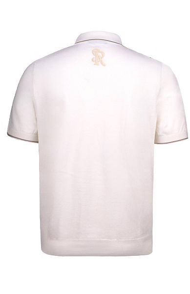 Поло из шёлка и хлопка